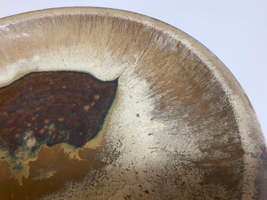 小岱焼 小代焼 岱平 大皿 皿陶芸 美術 約44cm