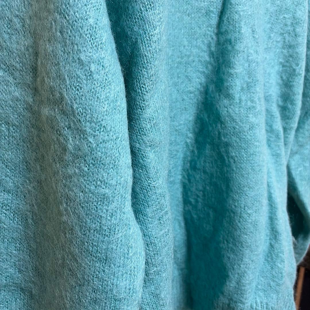 AURALEE 22AW モヘアニット　ブルー