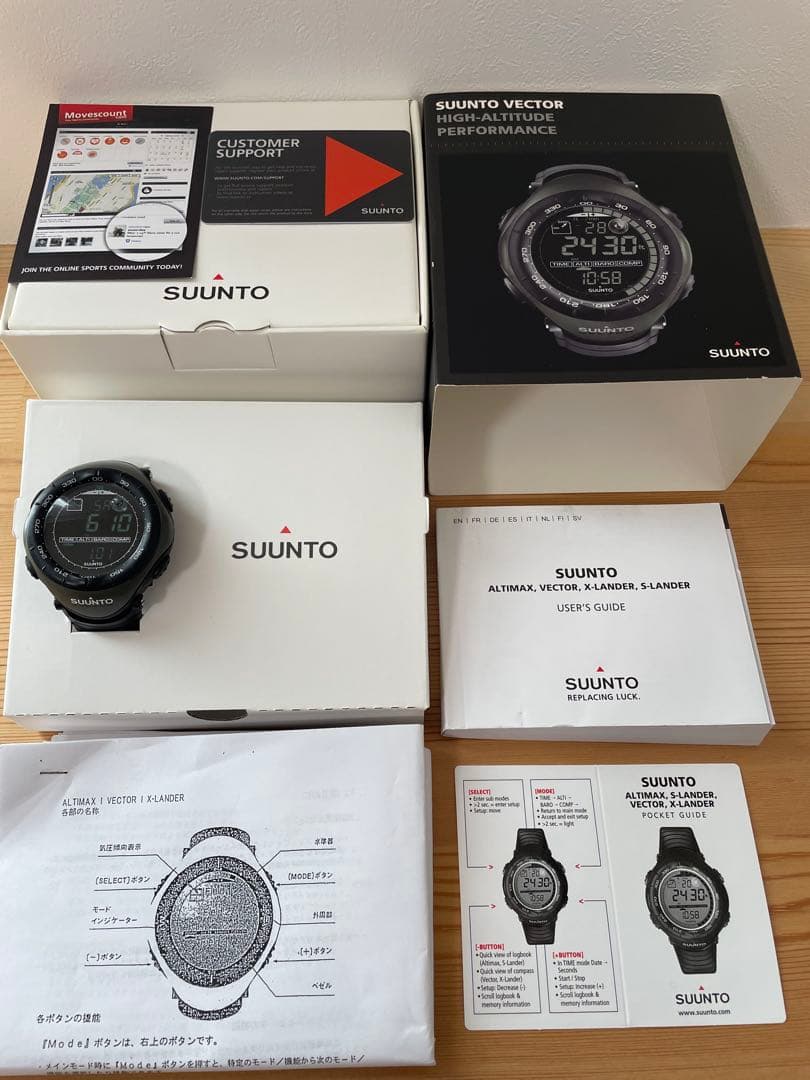 SUUNTO VECTOR ミリタリーグリーン　美品フルセット