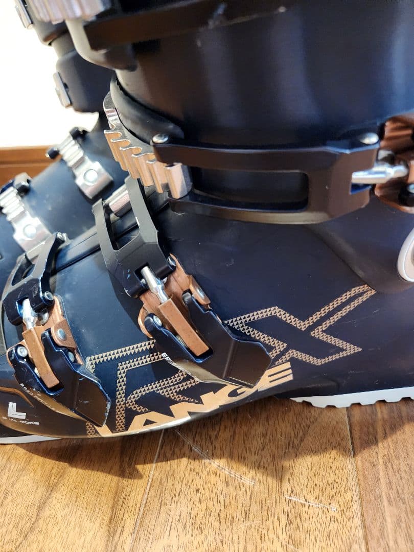 LANGE ネイビースキーブーツ24-24.5 ケース付き