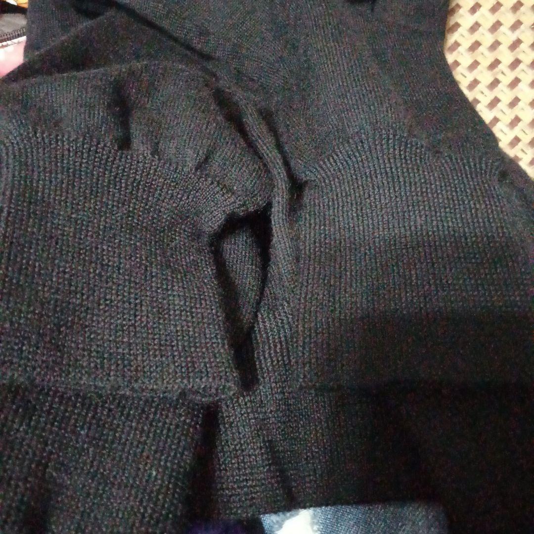 Yves Saint Laurent ブラックニット Lサイズ