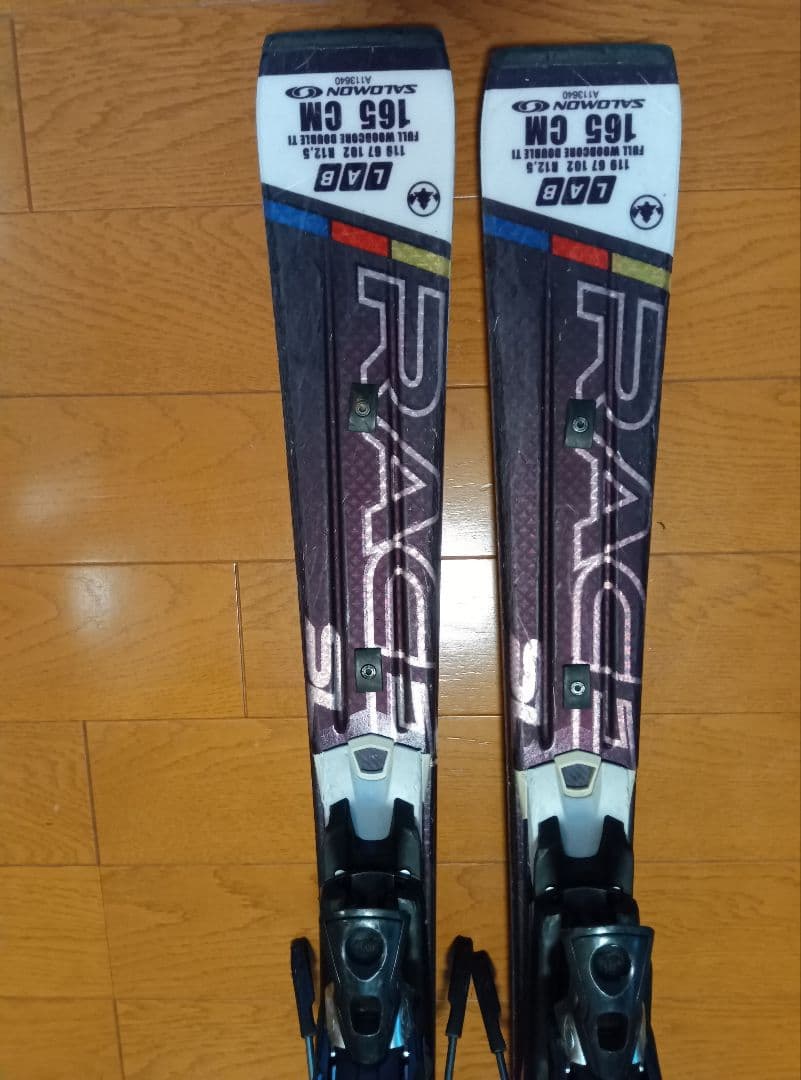 Salomon Race スキー 165cm バインディング付き