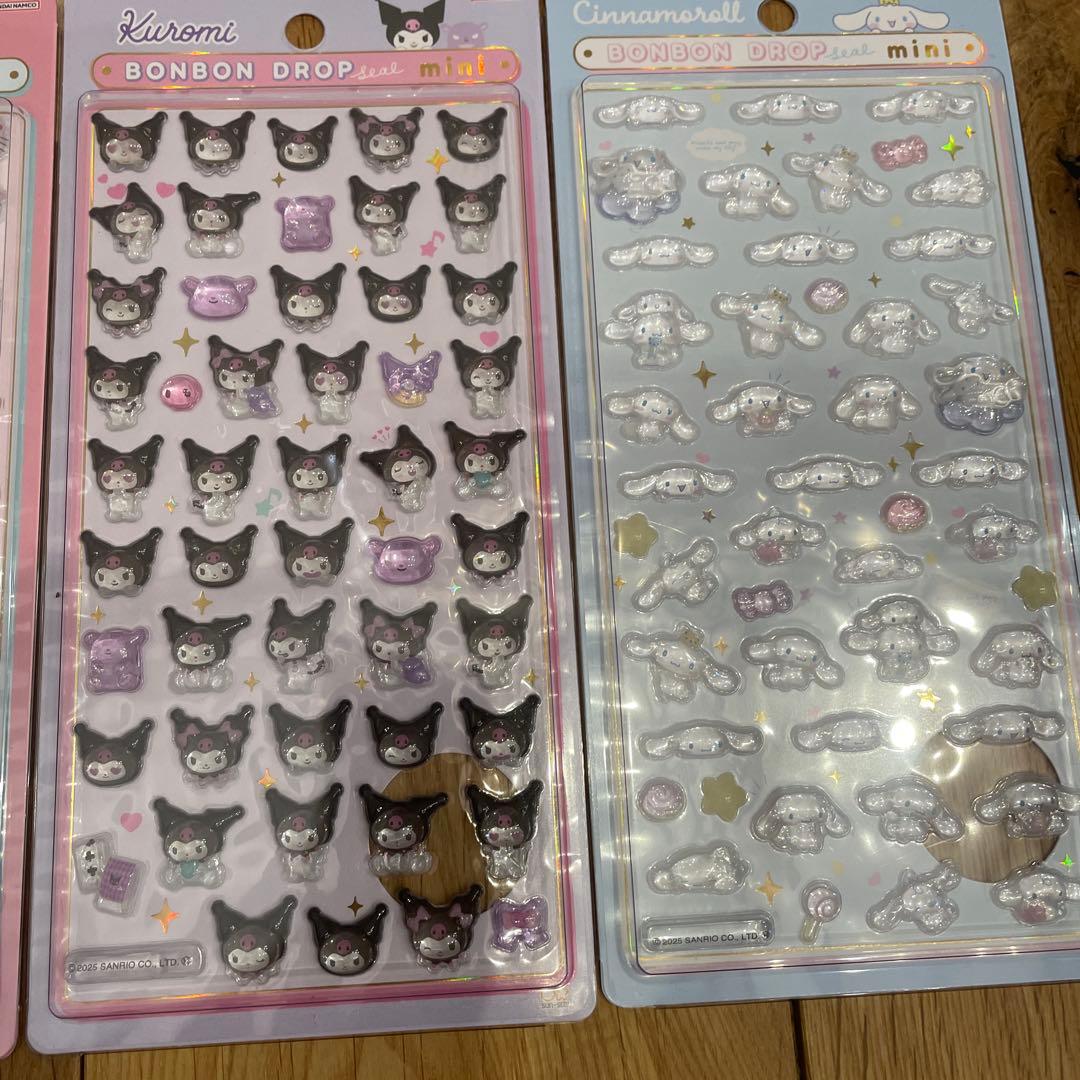 正規品 サンリオminiボンボンドロップシール8種セット