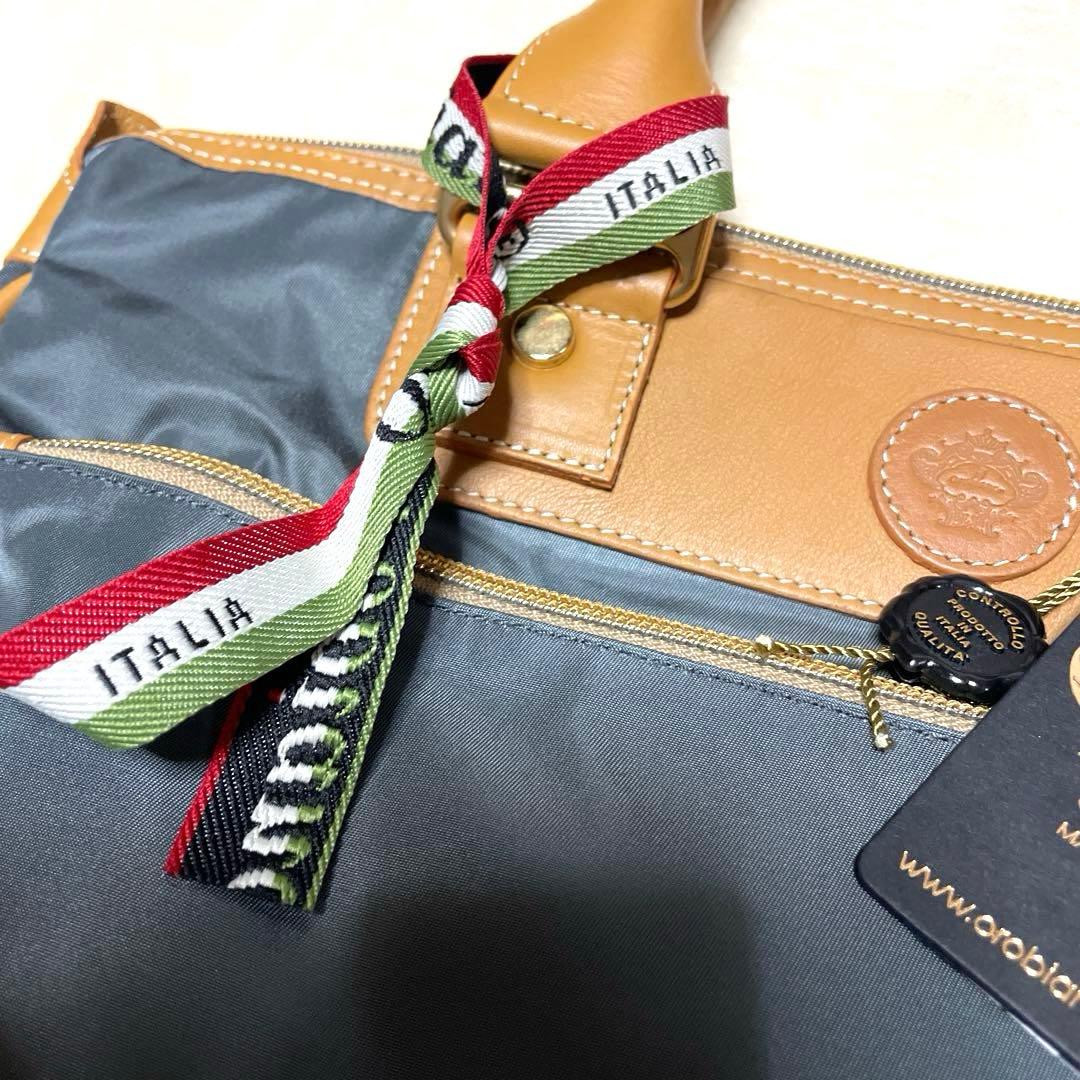 【未使用タグ付】orobianco ブリーフケース　ビジネスバッグ 2way