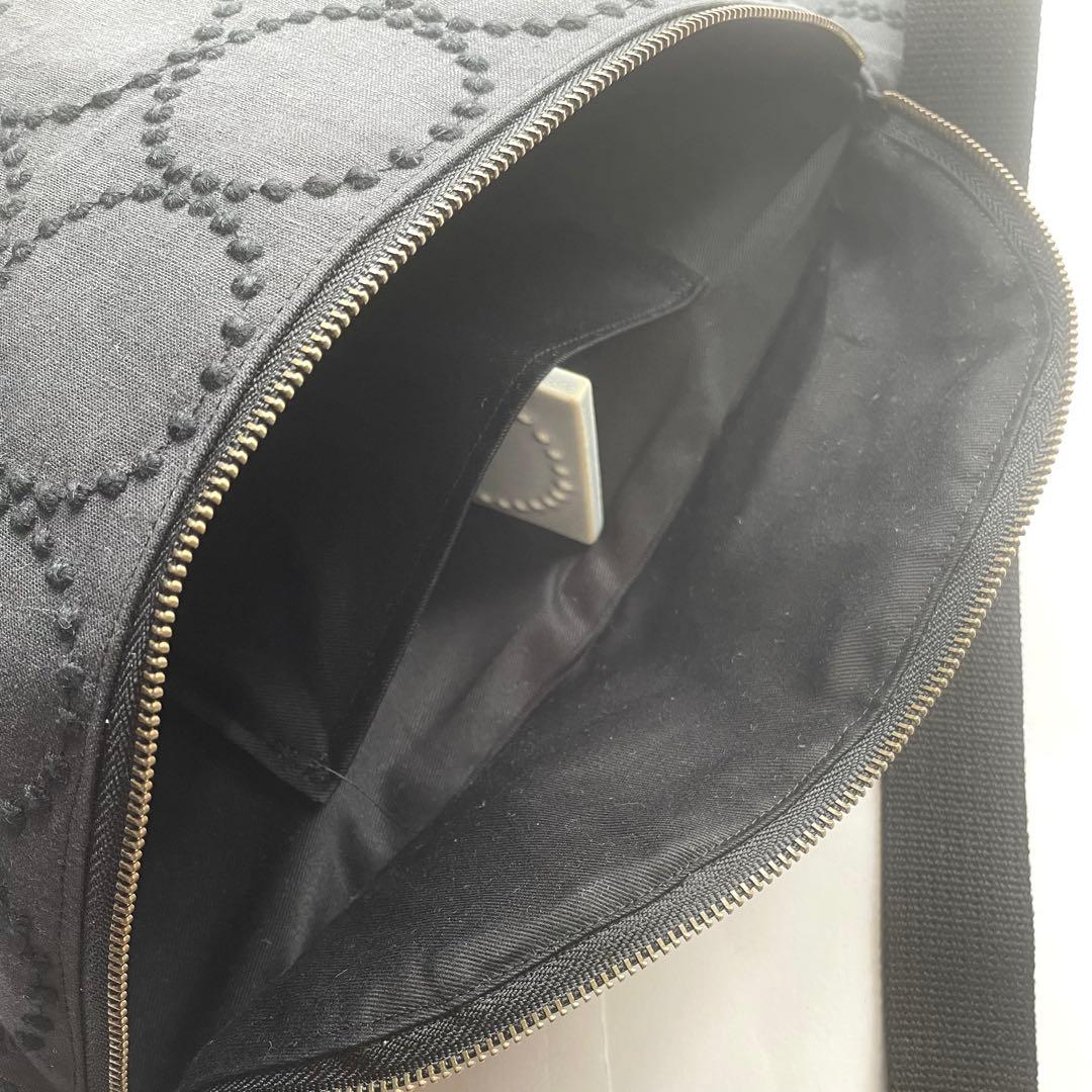 【受注製作】ミナペルホネン タンバリンチャコール　ハンドメイドボディバッグ