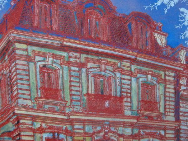 赤木 曠児郎 【ゴンクール兄弟】 希少画集画、状態良好、新品高級額装付