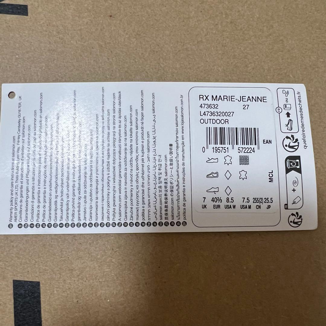 靴 SALOMON RX MARIE-JEANNE