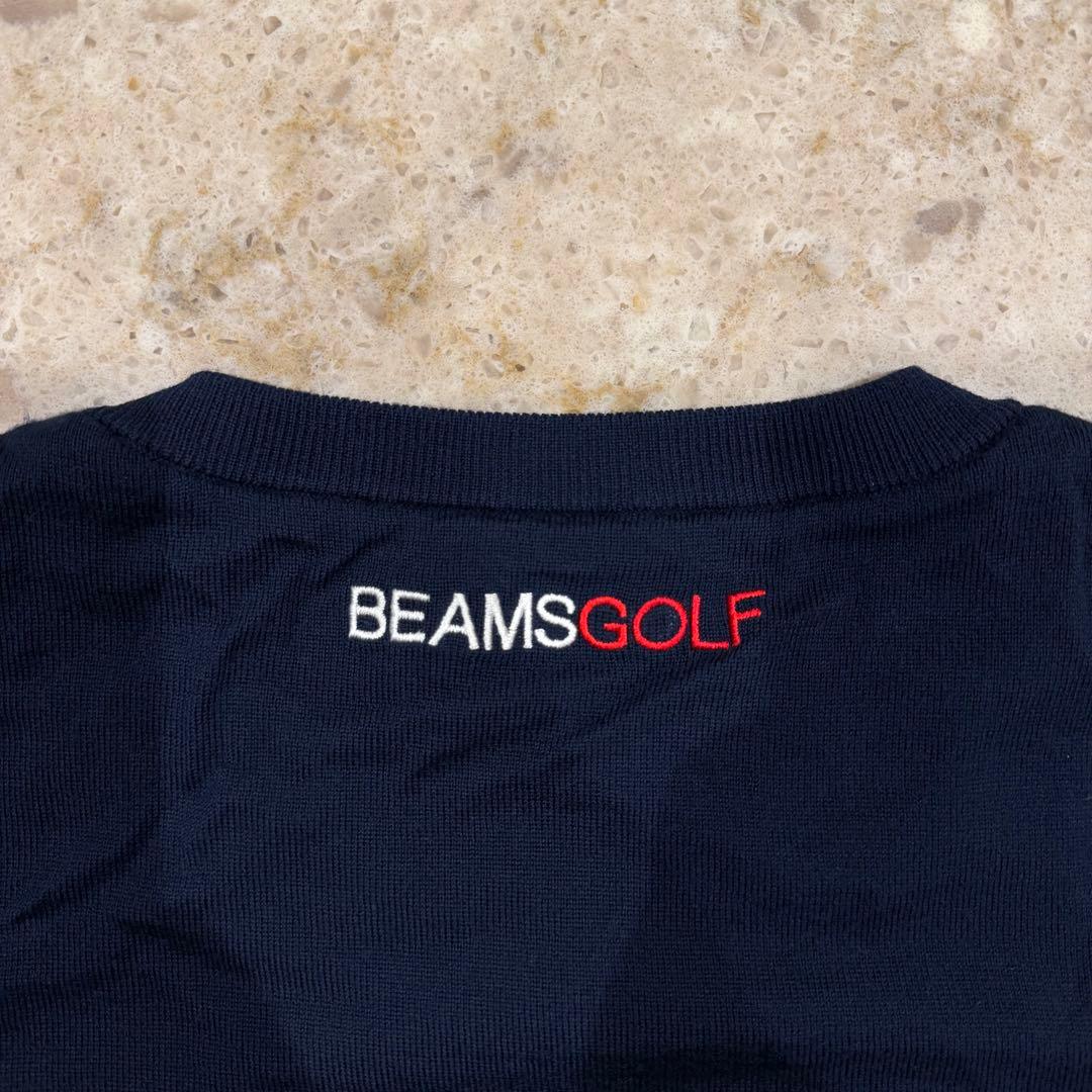 BEAMS GOLF エアシャット 裏付き スフィダンテ 防風 ニット