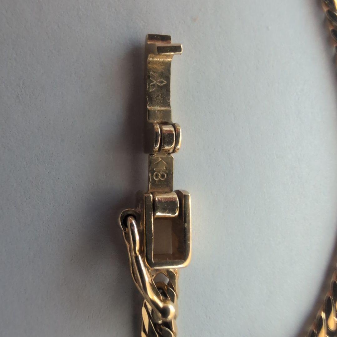 18金 喜平 6面ダブル　アンクレット 23cm