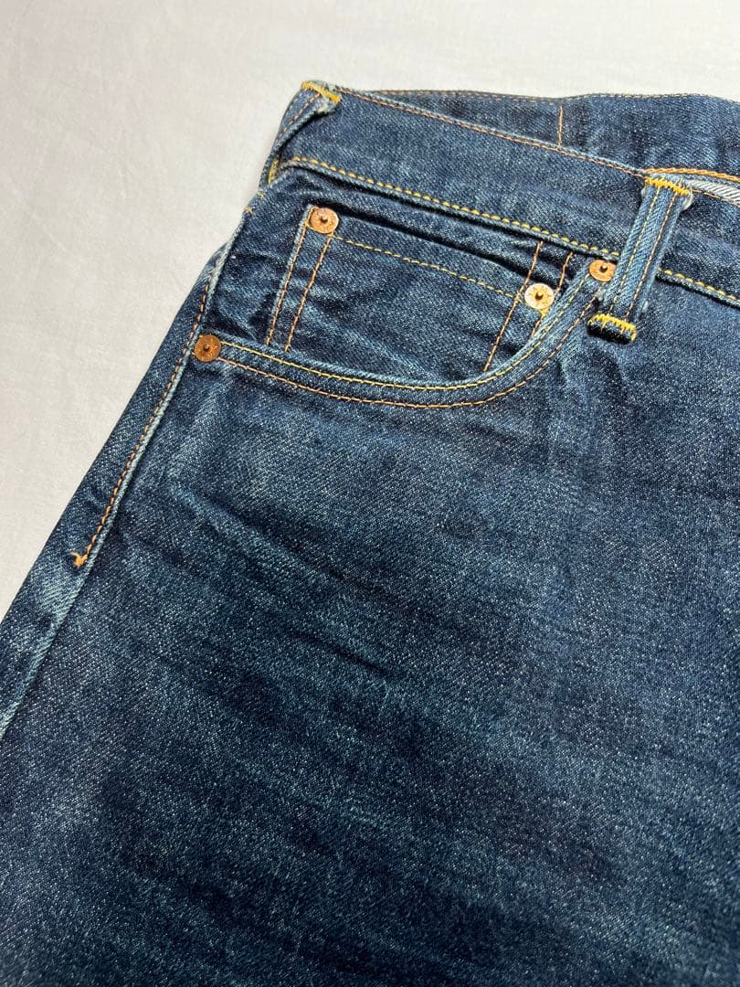 EVISU No.2 2000 31×35 白大黒 ビックカモメ 虎耳 ホワイト