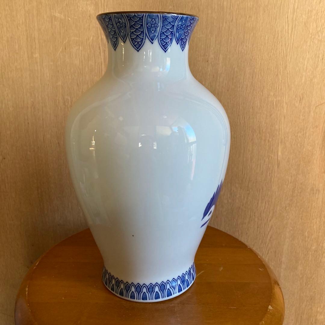 会津の冬　斉藤清　花瓶　西峰