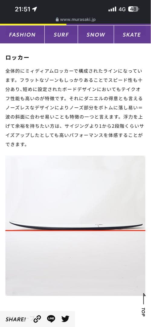 TOMO REVO ショートボード FCS