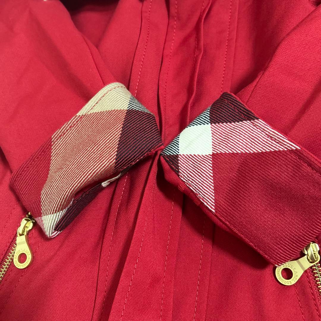 【新品未使用】ブルーレーベル クレストブリッジ ワンピース 赤 M バーバリー