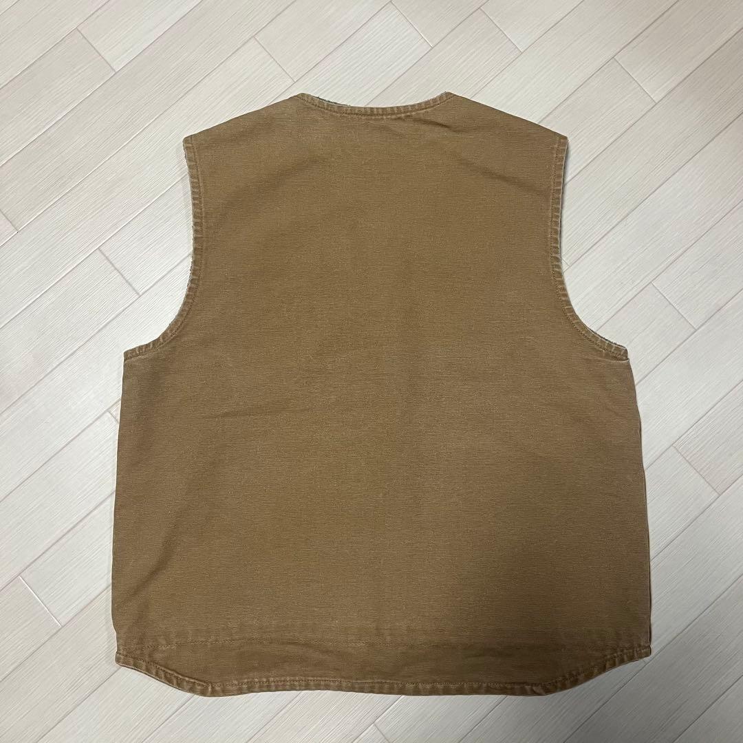 Carhartt ダック地ベスト 裏地ボア Lサイズ