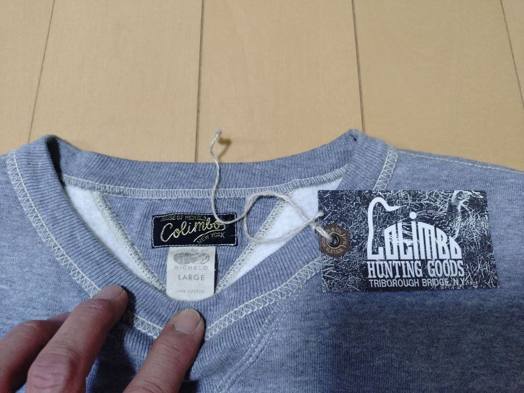 コリンボ COLIMBO キーストーンスウェット 新同品 染み込み ミリタリー