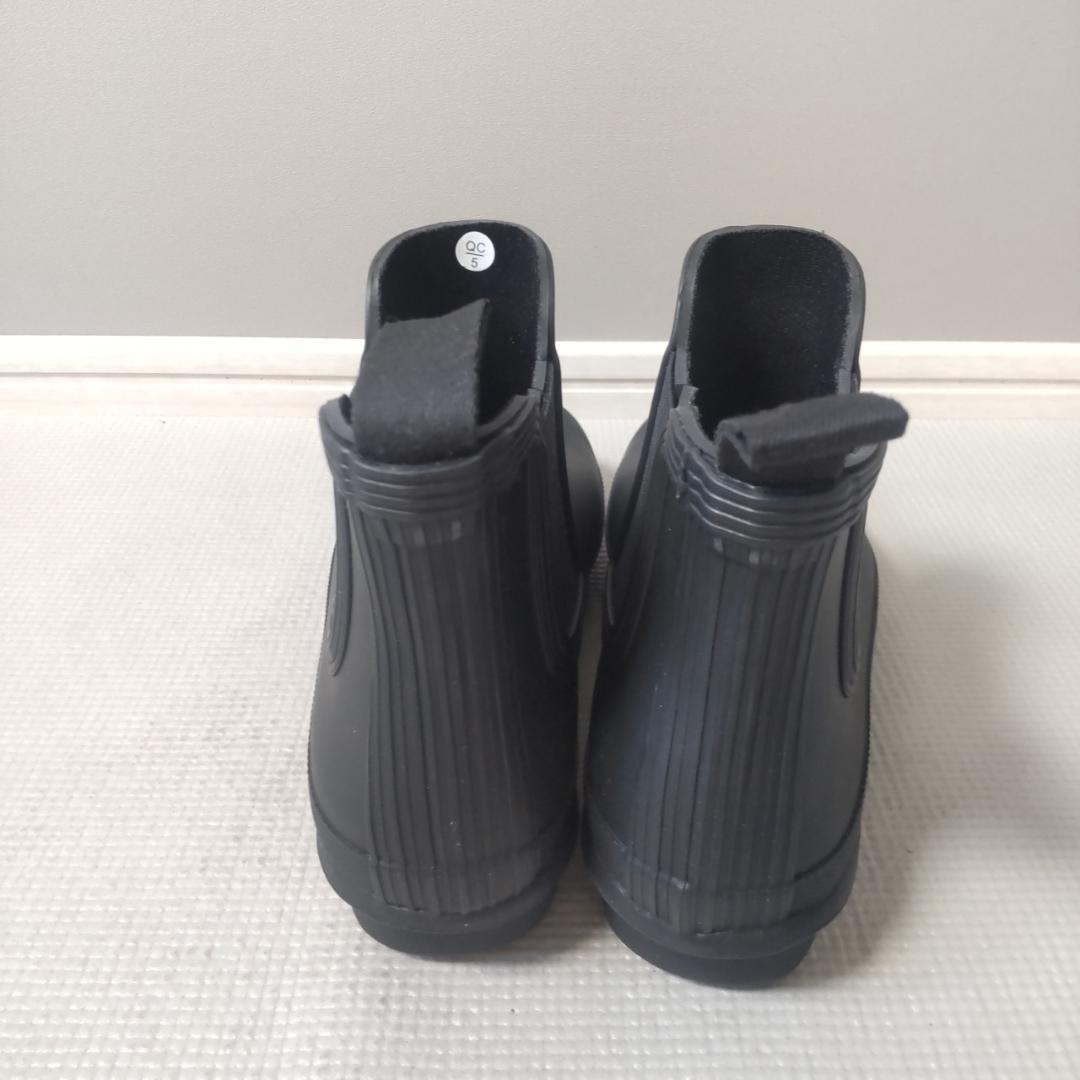 HUNTER オリジナルチェルシー サイドゴアブーツ 防水 レインブーツ 黒