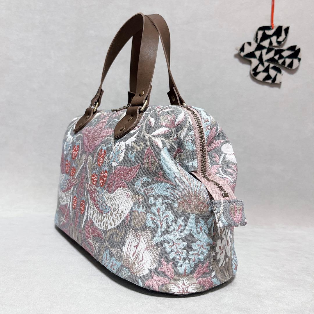 ハンドメイド　William Morris ボストンバッグ⑅︎◡̈︎*