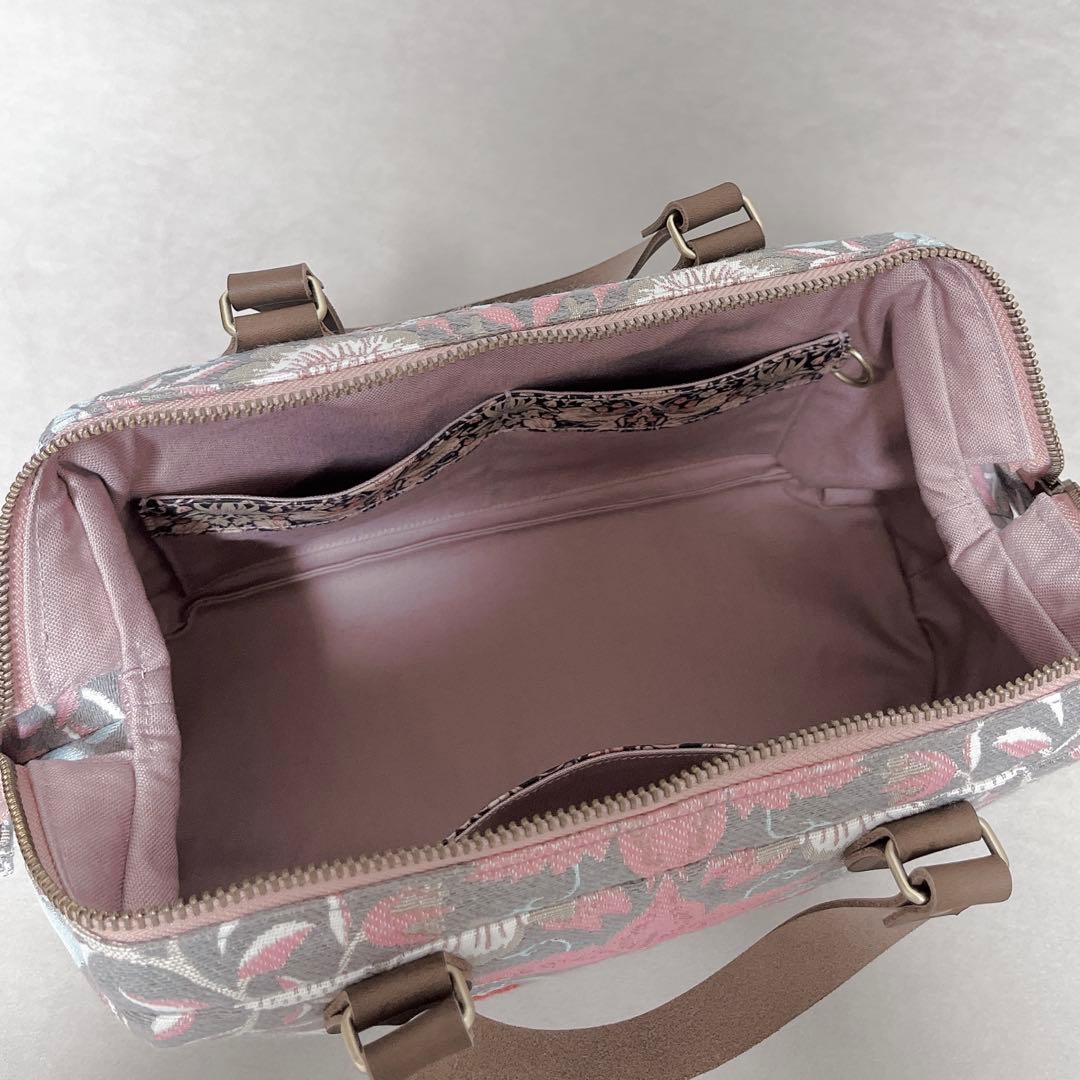 ハンドメイド　William Morris ボストンバッグ⑅︎◡̈︎*