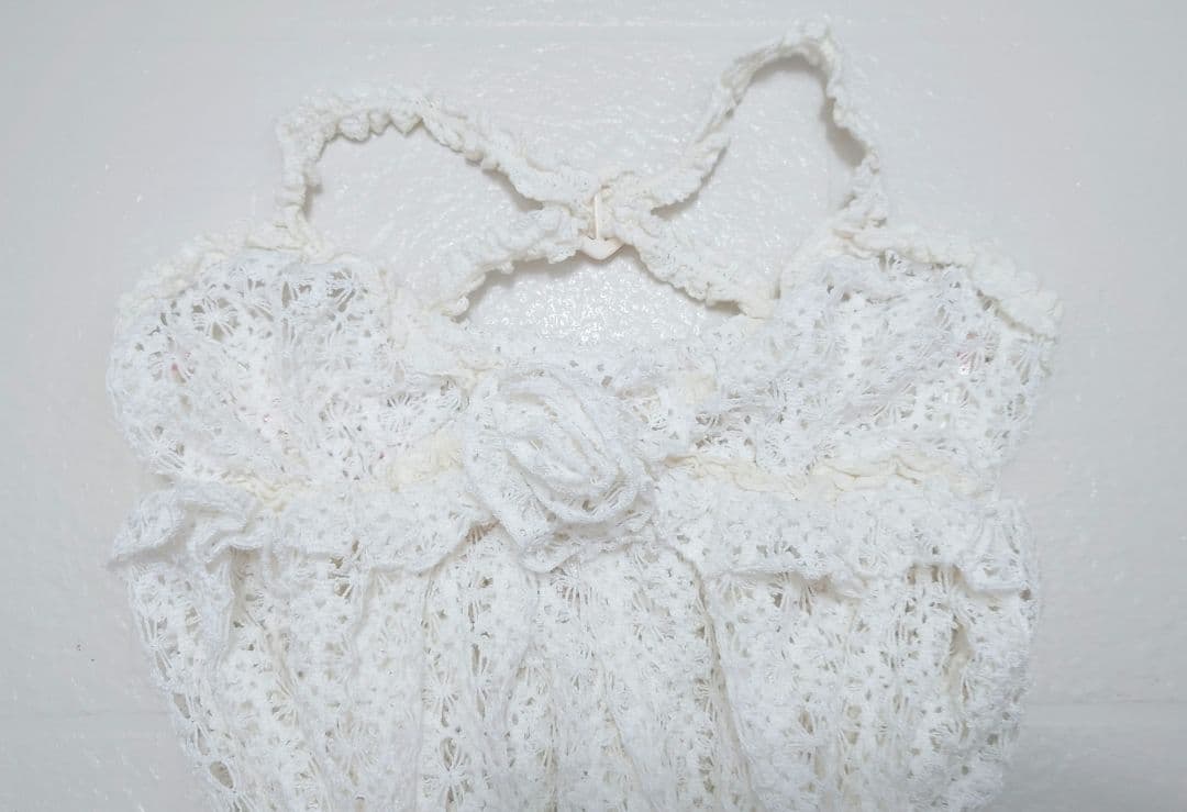 2000s LIZLISA 希少 レース キャミソール クロスバックストラップ