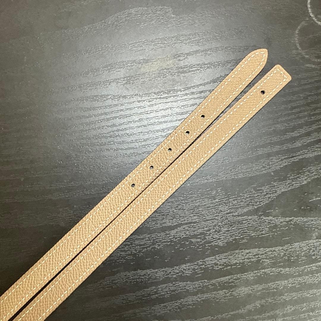 HERMES エルメス　アイリーンリバーシブルベルト61 ゴールドバックル　美品