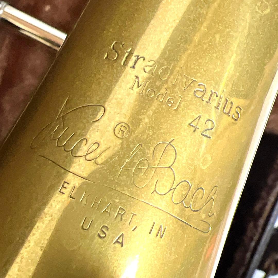 Bach Stradivarius 42 テナーバストロンボーン　管楽器　吹奏楽