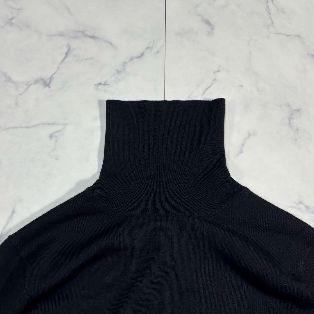 GG　グランサッソ タートルネック 長袖ニット 46サイズ ブラック