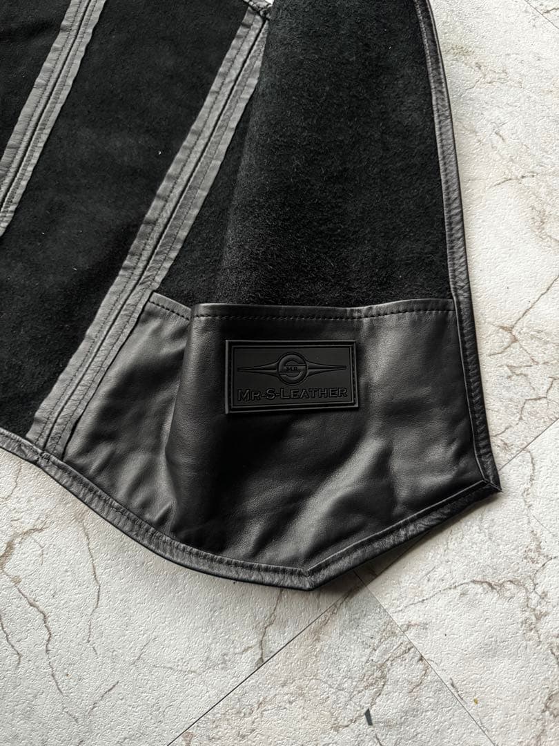 Mr.s leather レザー ベスト アウター レザー M