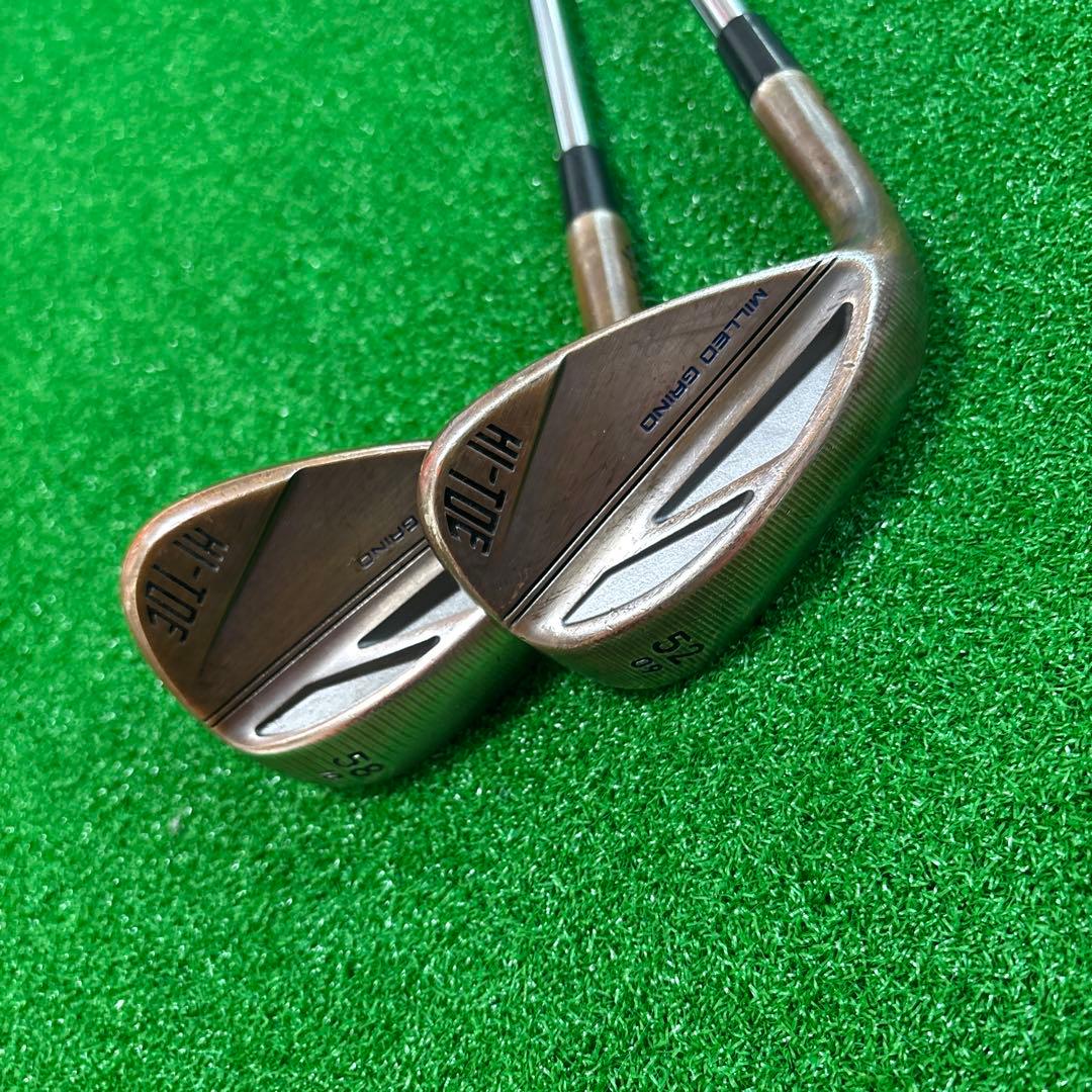 TaylorMadeハイトゥ3ウェッジ レフティ 52,58 ノーメッキ