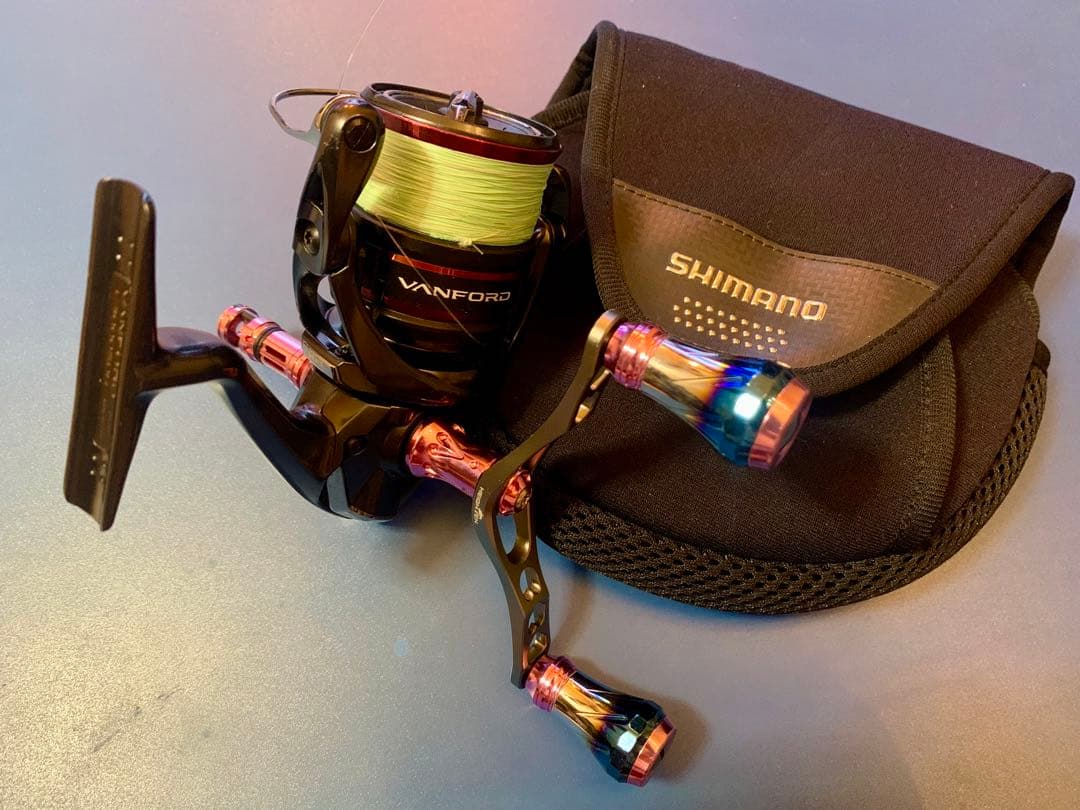 SHIMANO ヴァンフォード2500SHG-D ケース、追加スタンド付き