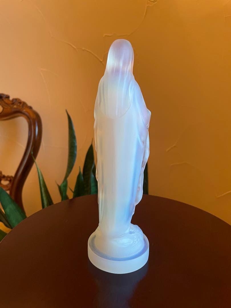 【エトラン】オパリンガラス　ルルドの聖母マリア像