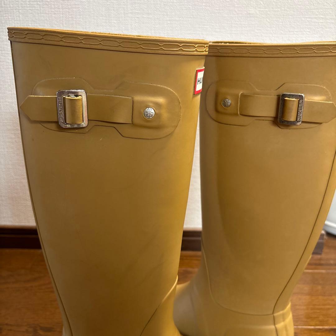 HUNTER 防水 ベージュ 長靴