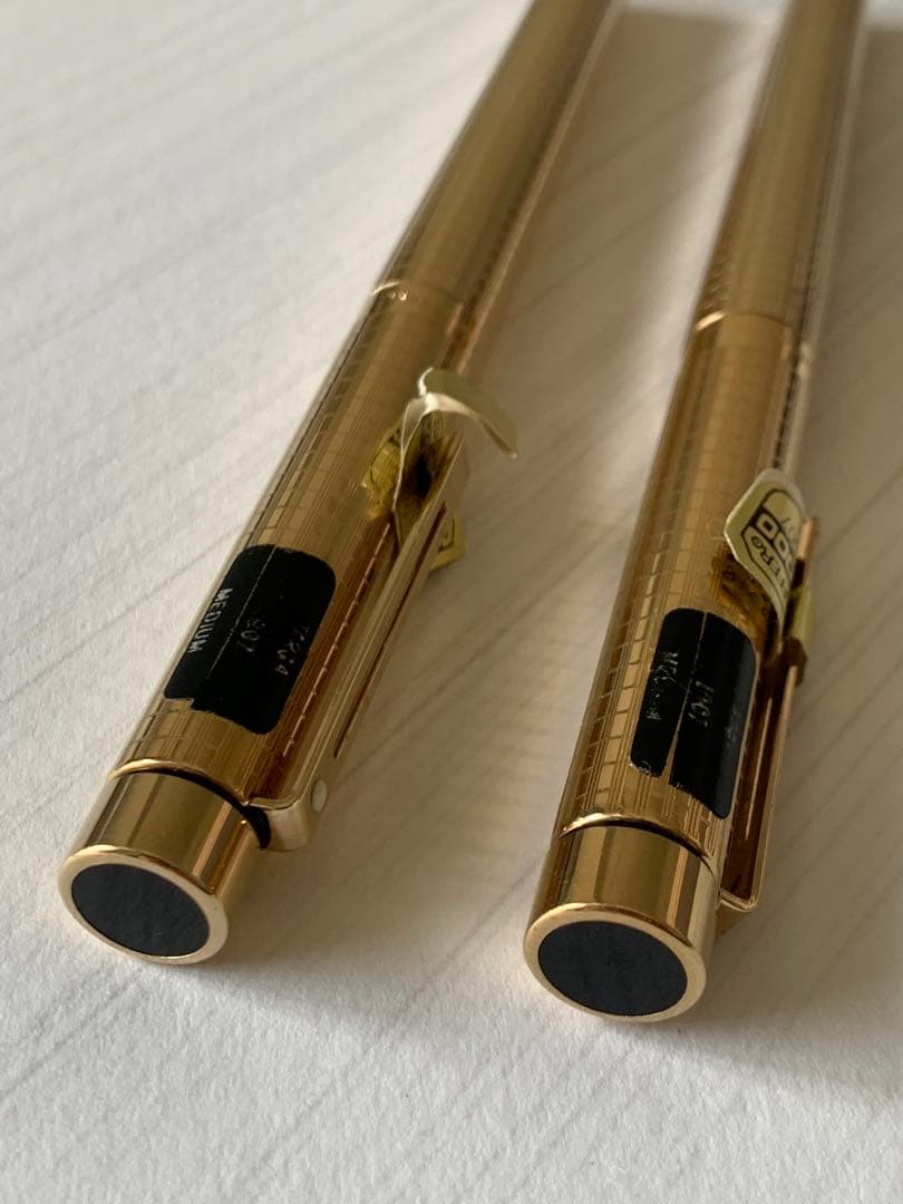 SHEAFFER タルガ1007 万年筆 ゴールド 2本セット 14K ペン先