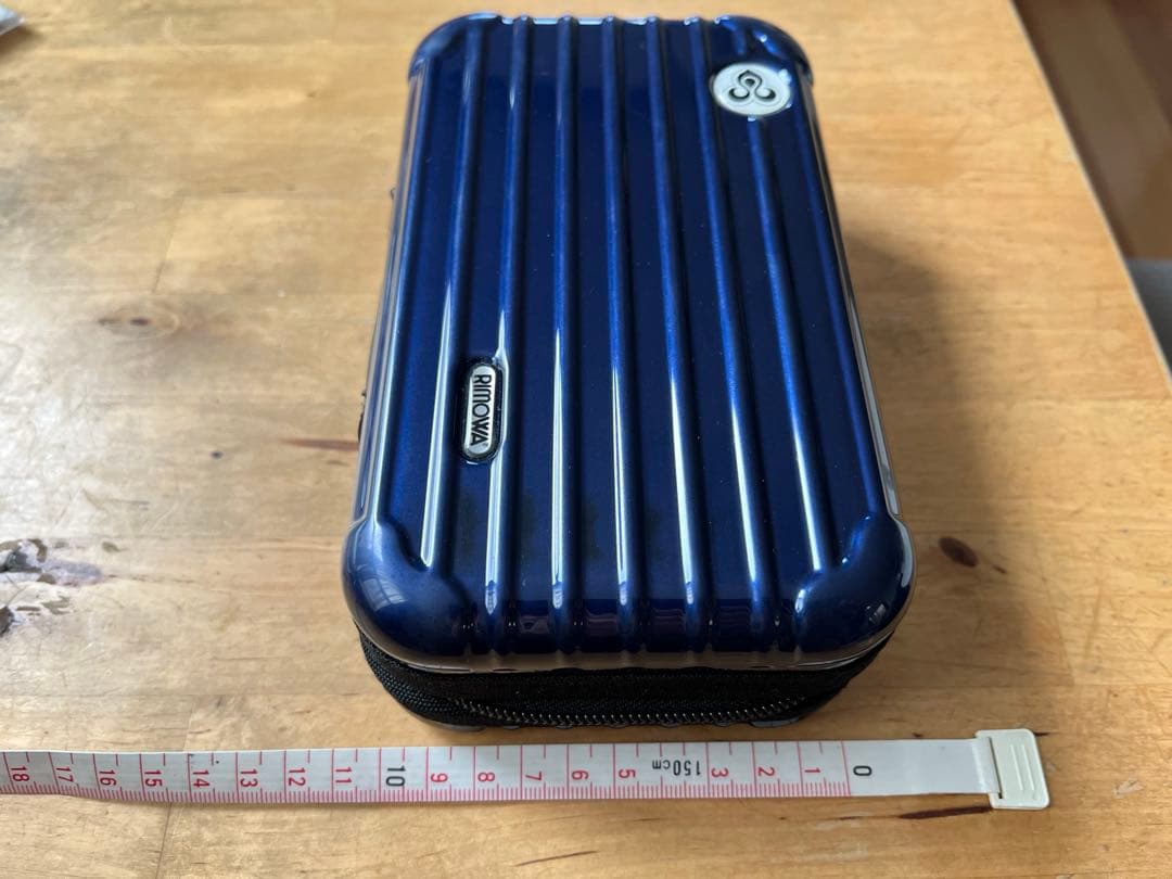 【絶品】RIMOWA ネイビー トラベルポーチ タイ国際航空