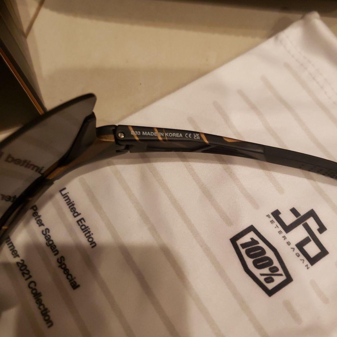 100%ワンハンドレッド SPEEDCRAFT スポーツサングラス ゴールド