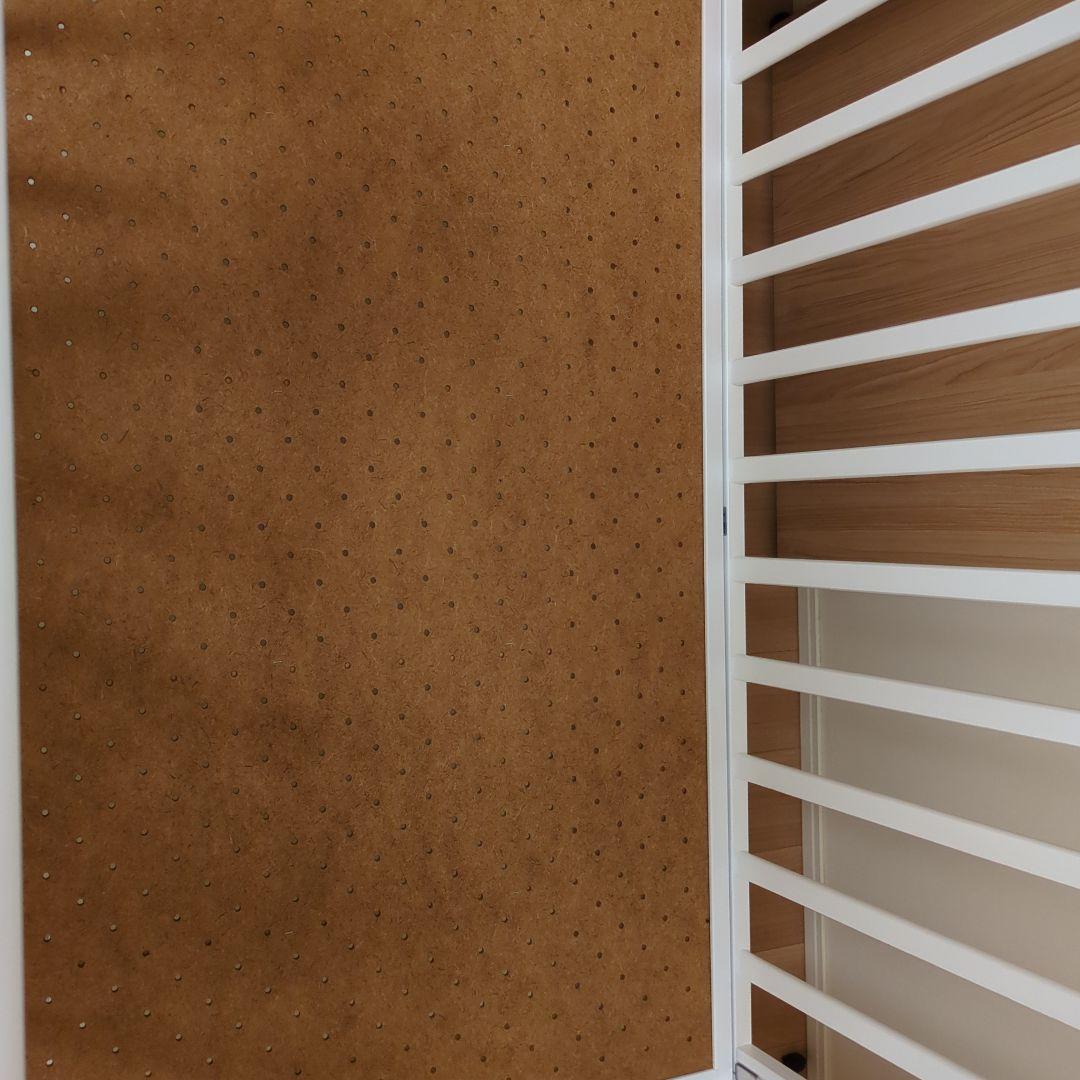 ヤマサキ ホワイト木製ベビーベッド ハイタイプベッド ツーオープン