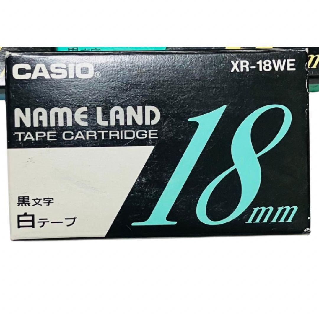 未使用　カシオ ネームランド 純正カートリッジ　6 9 12 18mm