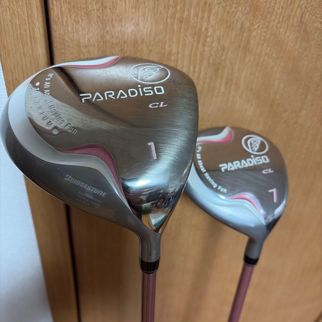 レディースゴルフクラブ初心者セット　ブリヂストン　パラディソ　右利き