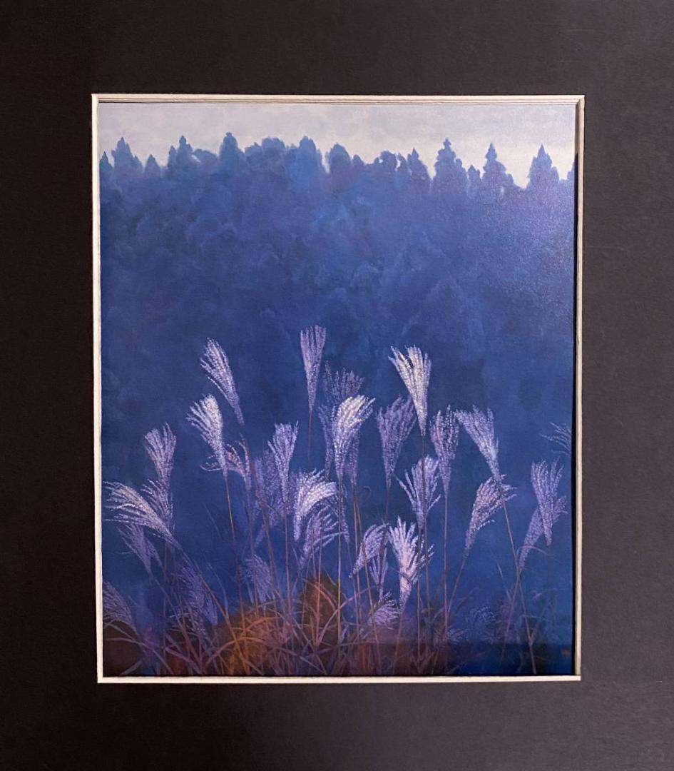 東山魁夷、【秋思】、希少な額装用画集より、新品額装付、状態良好