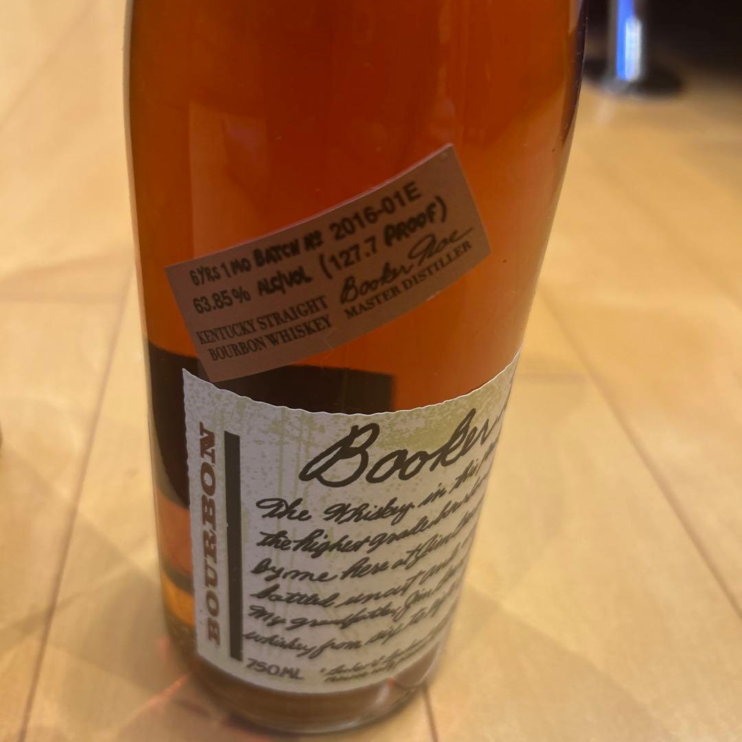 ［レア］Booker's Bourbon 木箱入り2016