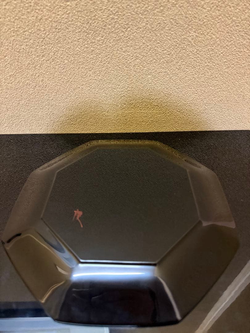 輪島塗　鬼平慶司　桜花文　八角盆　共箱