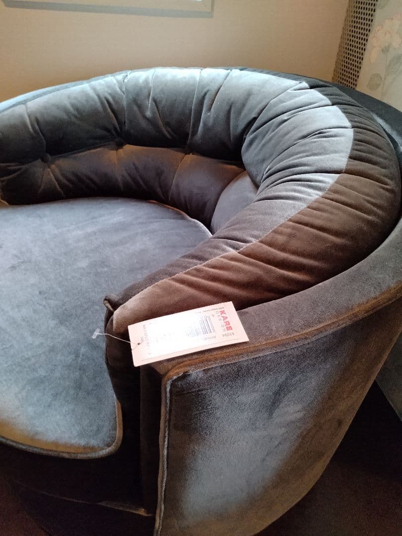 新品【KARE】ミュージックホール グレー アームチェア