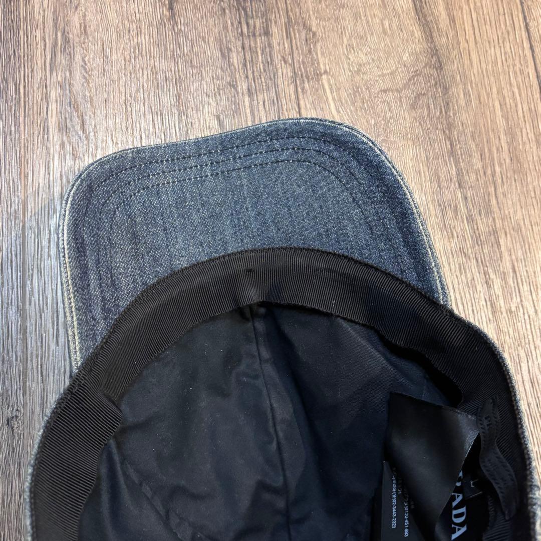 PRADA プラダ　ロゴデニムキャップ　2HC274