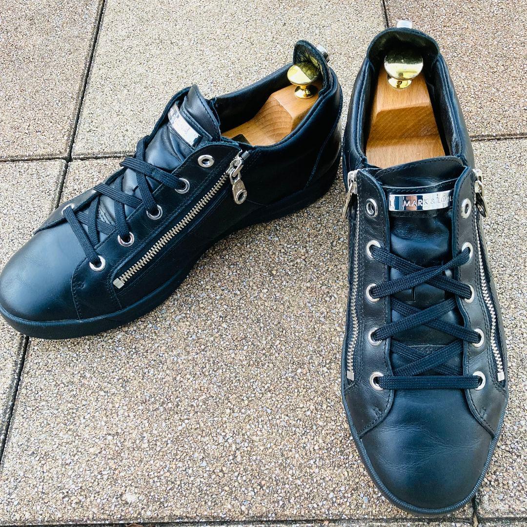 MARK＆LONA マーク＆ロナ 26cm ゴルフシューズ メンズ BK 黒