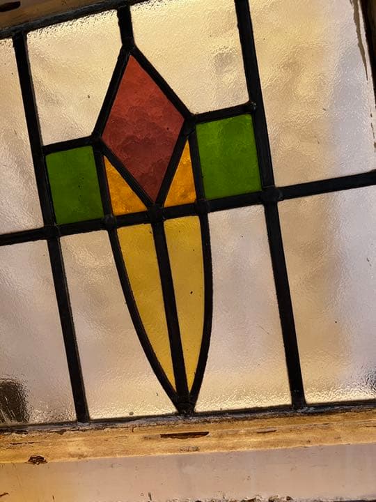 アンティーク　ステンドグラス