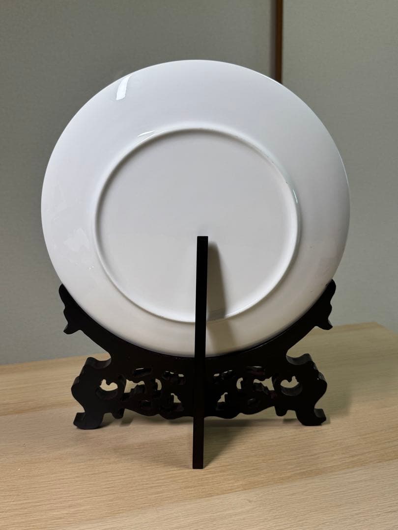 中国洛陽名物牡丹磁ボタン花平面彫刻　レリーフ　立体彫刻　プレゼント花　磁器陶磁