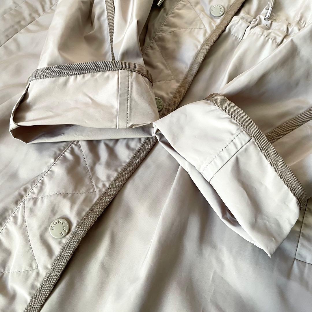 極美品★モンクレール　LEBRIS ロングパーカー　レディース　ベージュ系　1