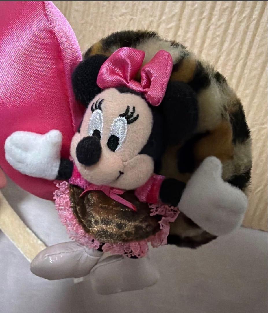 かりん　ディズニー　ミニー　カチューシャ　ヒョウ柄　レオパード