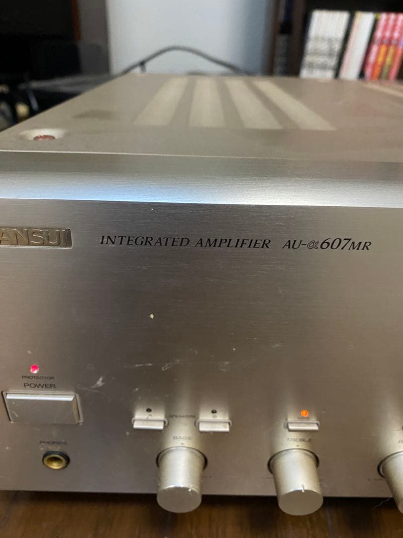 SANSUI アンプ　AU-α607MR ジャンク扱　サンスイ　通電再生確認済み