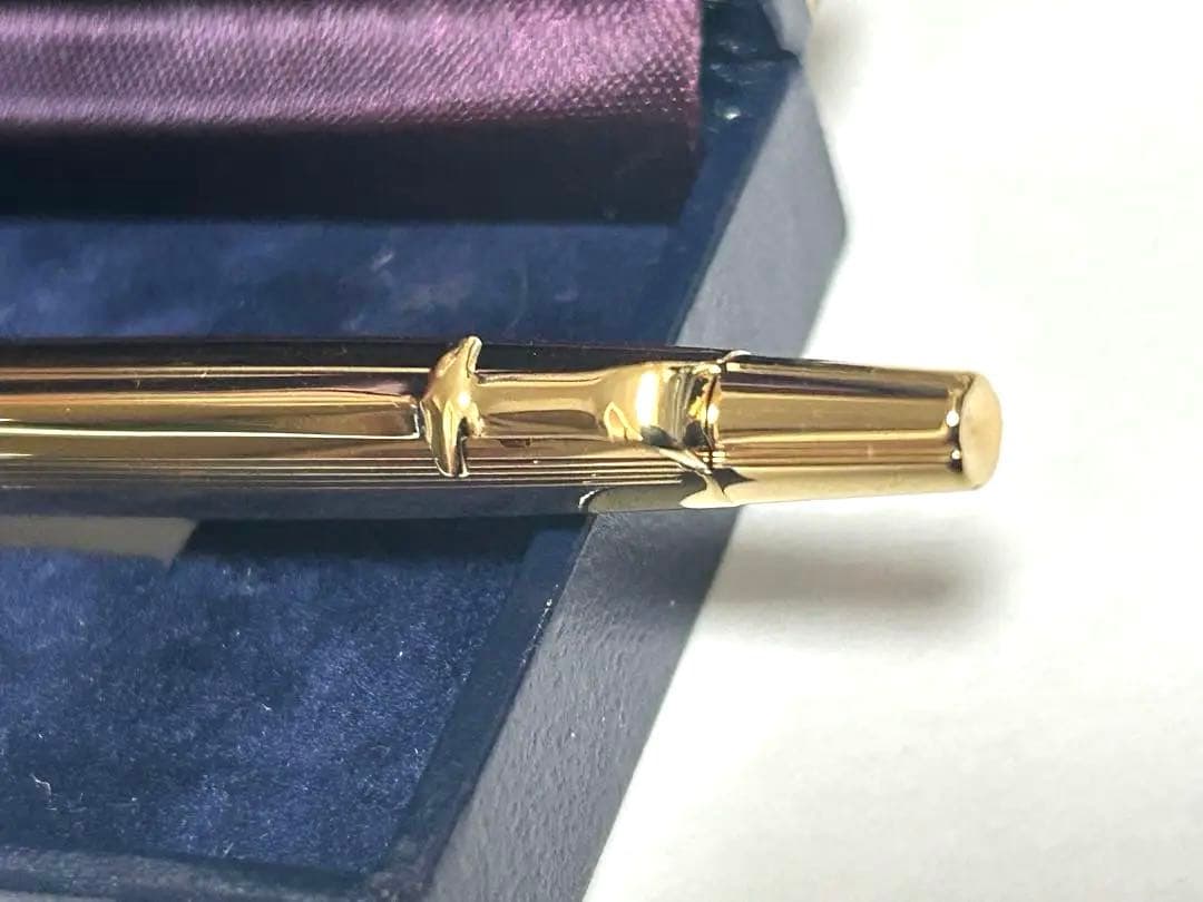 (美品)CARAND’ACHE:カランダッシュゴールドボールペン