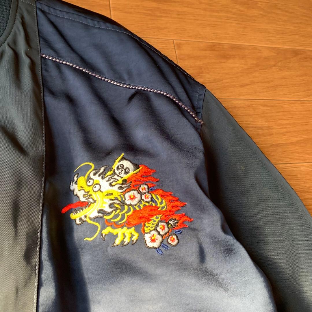 キャンディストリッパー ペペちゃん 刺繍 スカジャン MA-1 スタジャン